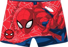 Boxeri de baie Spiderman rosu