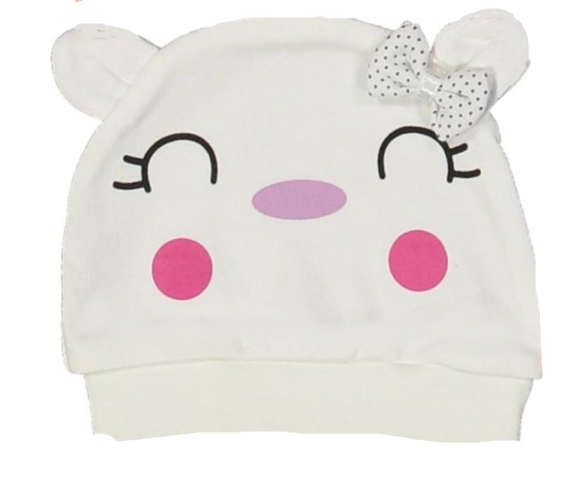 Cappello neonato Orso mint