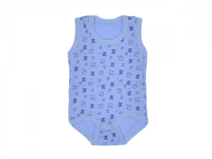 Body pentru bebelusi bleu Ducks