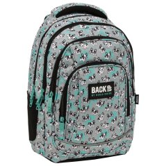 Školní batoh BackUP Buldog 26 l pro 3.–5. třídu 42 × 30 × 20 cm šedo-mátový