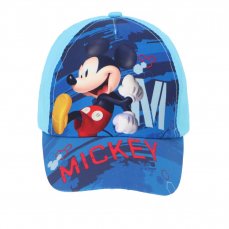 Chlapecká kšiltovka sv. modrá Mickey 52