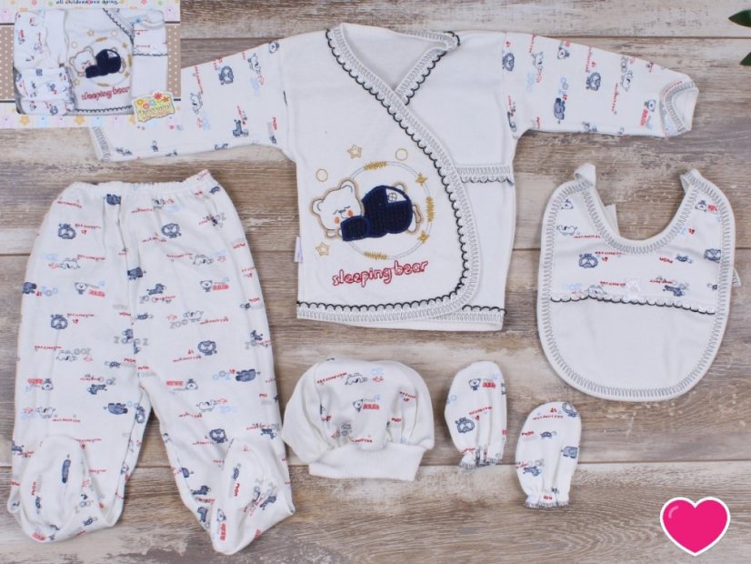 5 dílná kojenecká souprava Sleeping Bear