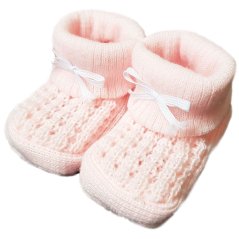 Baby scarpine rosa con motivo