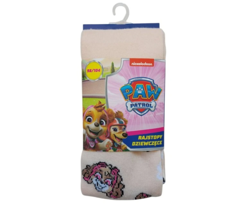 Dětské punčocháče Paw Patrol Skye broskvové