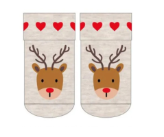Șosete Reindeer bej