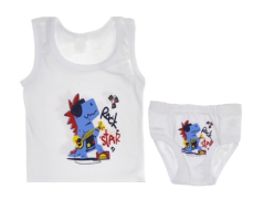 Completo intimo bambino canotta e slip