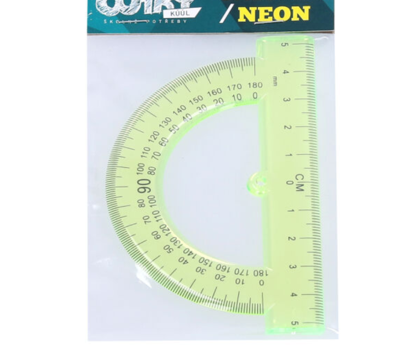 Úhloměr neon malý