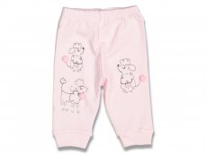 Pantaloni bebe Cătelus roz 74
