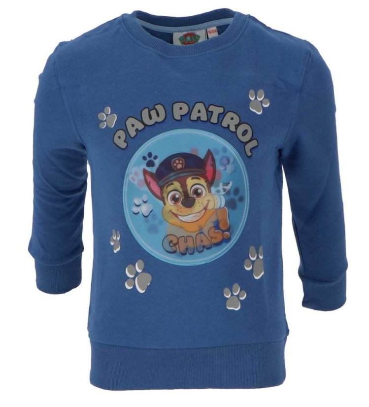 Dětská mikina Paw Patrol Chase modrá