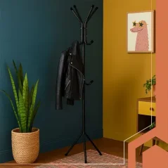 Stojací věšák na oblečení 170 × 42 × 42 cm se 3 úrovněmi