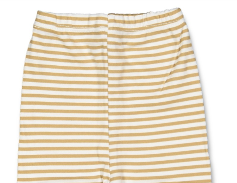 Pantaloni per neonati bianco-marrone