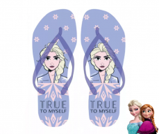 Slapi flip-flops pentru fete Frozen mov