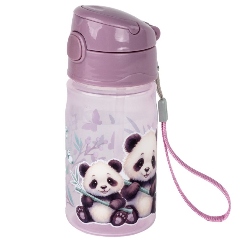Láhev na pití Panda 330 ml s pítkem