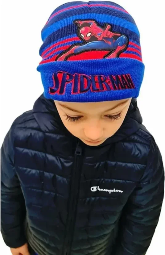 Čepice Spiderman modrá 52/54
