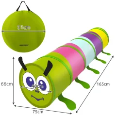 Dětský hrací tunel Housenka 165 cm