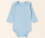 Body per neonati manica lunga blu