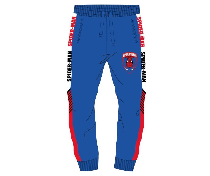 Dětské tepláky Spiderman modré