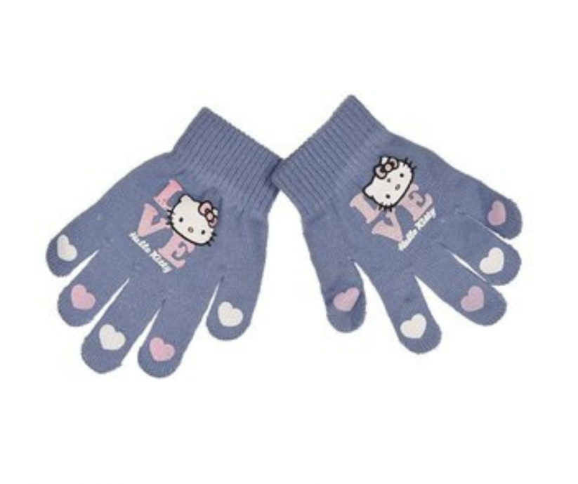Mănuși pentru copii Hello Kitty mov