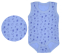 Body pentru bebelusi bleu Ducks