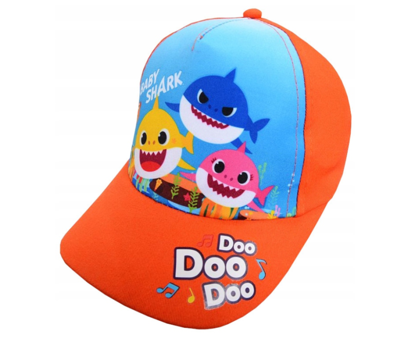 Kšiltovka oranžová Baby Shark 54