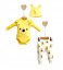 3-dílná dětská souprava body, tepláky, čepice Medvídek Pú