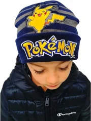 Čepice Pokemon tm.modrá 54