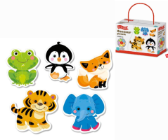 Puzzle animăluțe – 5 imagini