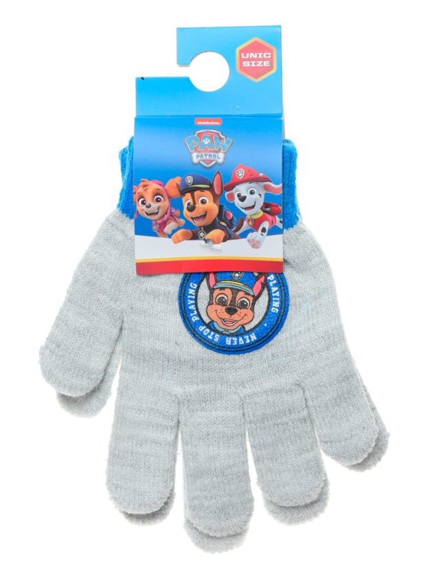 Rukavice Paw Patrol šedé