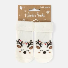 Șosete Reindeer bej