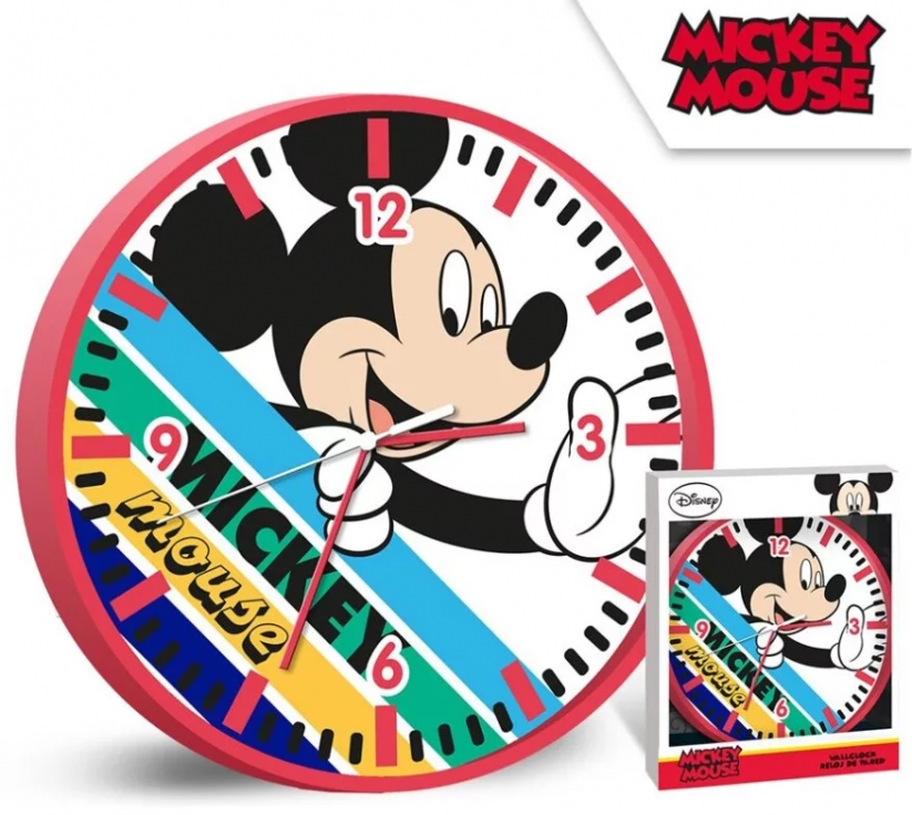 Nástěnné hodiny Mickey Mouse 25 cm