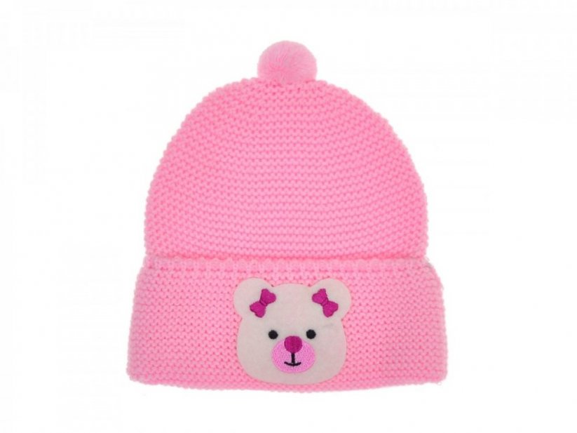 Cappello per bambini rosa Orsetto