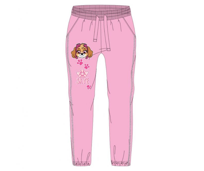 Pantaloni pentru fete Paw Patrol Skye roz