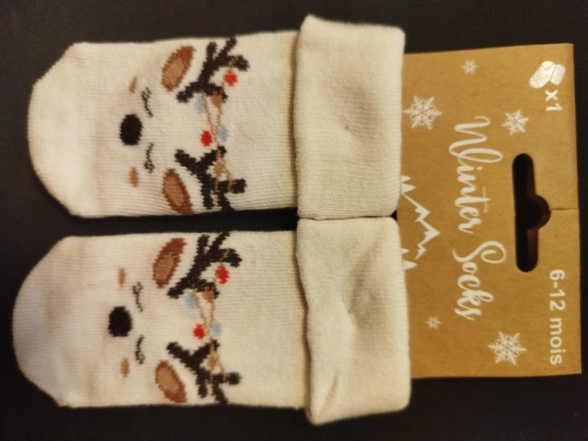 Șosete bebe Reindeer