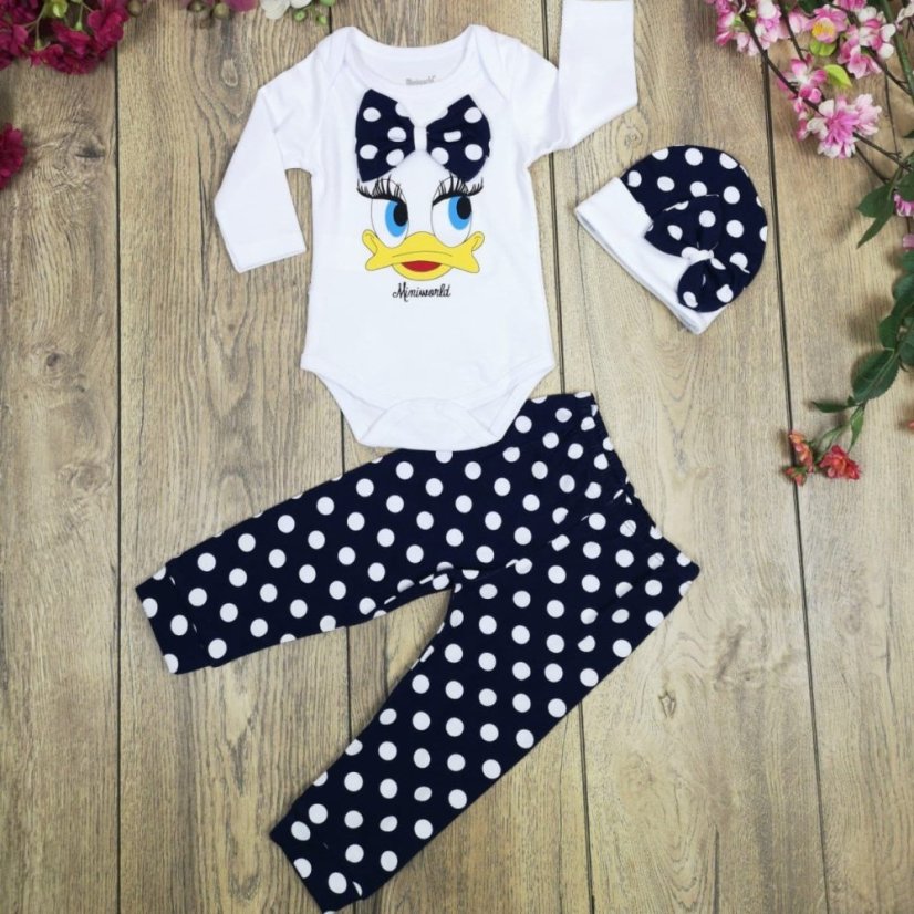 3D dojčenská súprava Daisy Duck 62/68