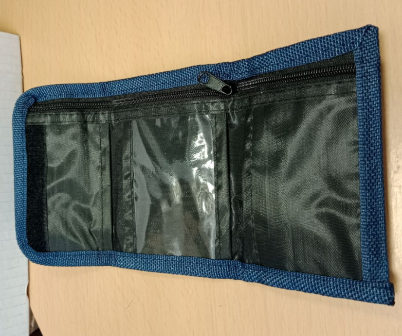 Dětská peněženka na suchý zip 11,5 × 23 cm