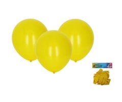 Balónky žluté, 30 cm – sada 10 ks
