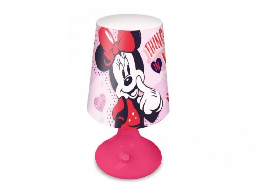 Noční stolní LED lampička Minnie Mouse 18x9 cm