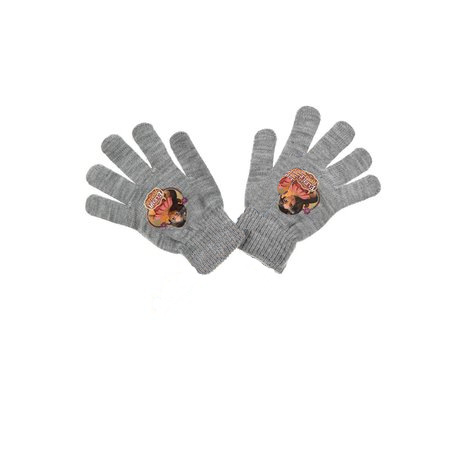 Dievčenské rukavice šedé Elena z Avaloru