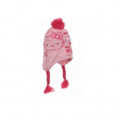 Dívčí zimní čepice Hello Kitty růžová 52
