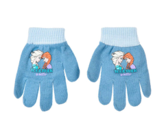 Dívčí rukavice Frozen světle modré