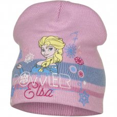 Detská čiapka Frozen Elsa ružová 52