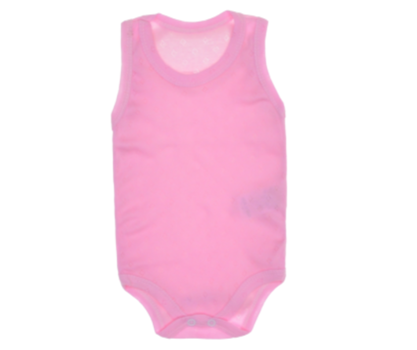 Body senza maniche bambini rosa