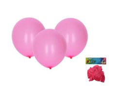 Balónky růžové, 30 cm – sada 10 ks