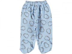 Pantaloni cu botosei bebe Penguin blu 56