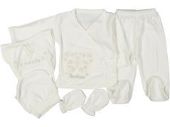 Set pentru bebelusi Butterfly alb 56