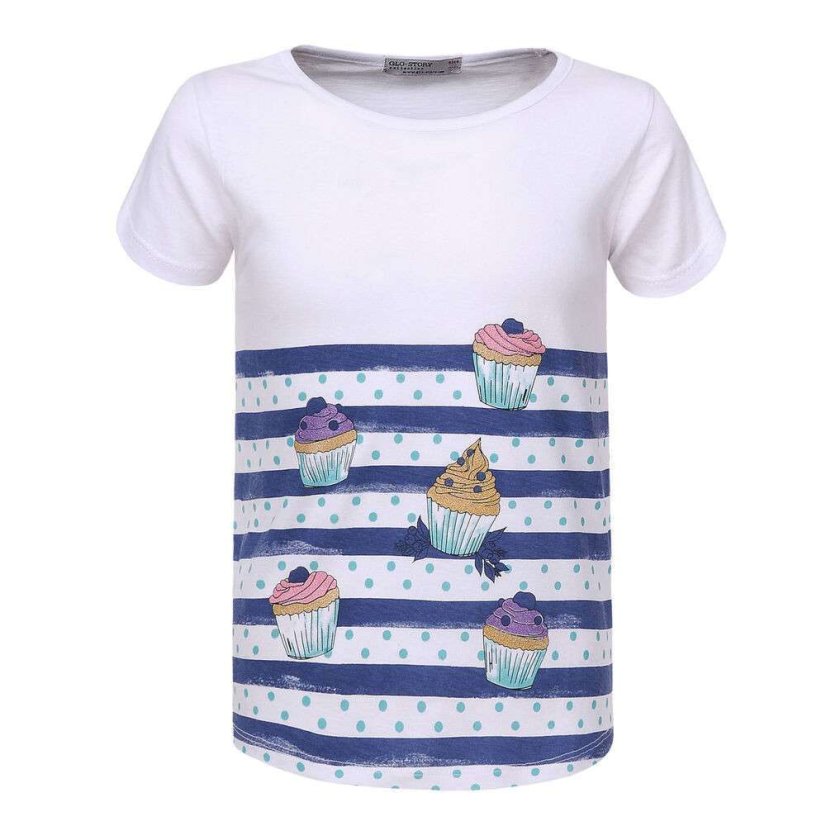 Dívčí tričko krátký rukáv Cupcake