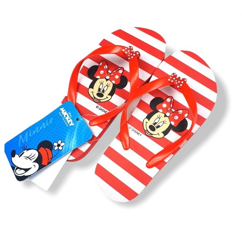 Flip-flops Minnie Mouse rosu
