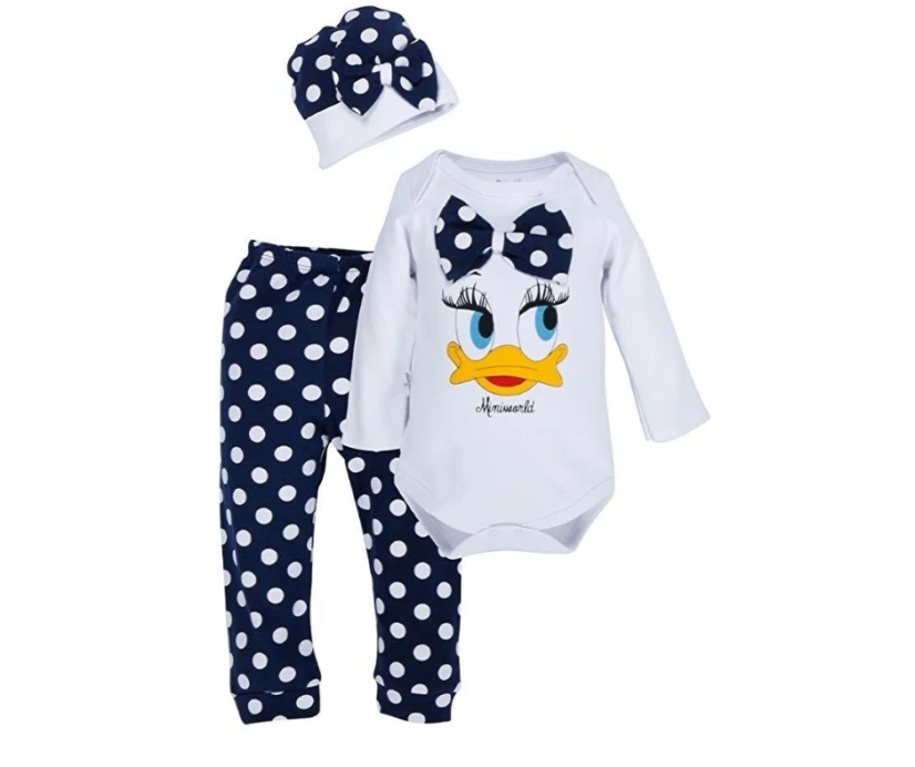 3D dojčenská súprava Daisy Duck 62/68