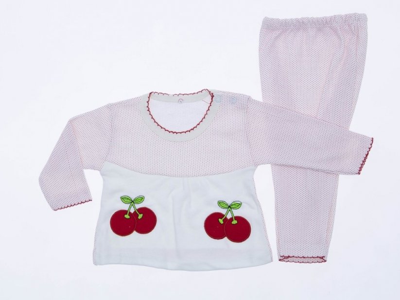 Set 2 pezzi vestiti per neonata Cherry 56