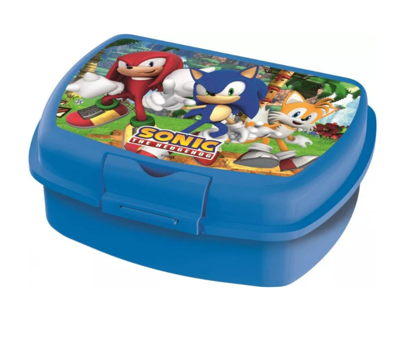 Detský plastový desiatový box Sonic the Hedgehog